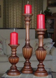 Kerzenständer aus Holz, Typ KSA MOF 2
